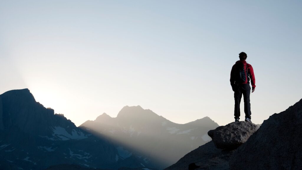 Man on the Mountain Finding Peace Through Acceptance and Commitment Therapy